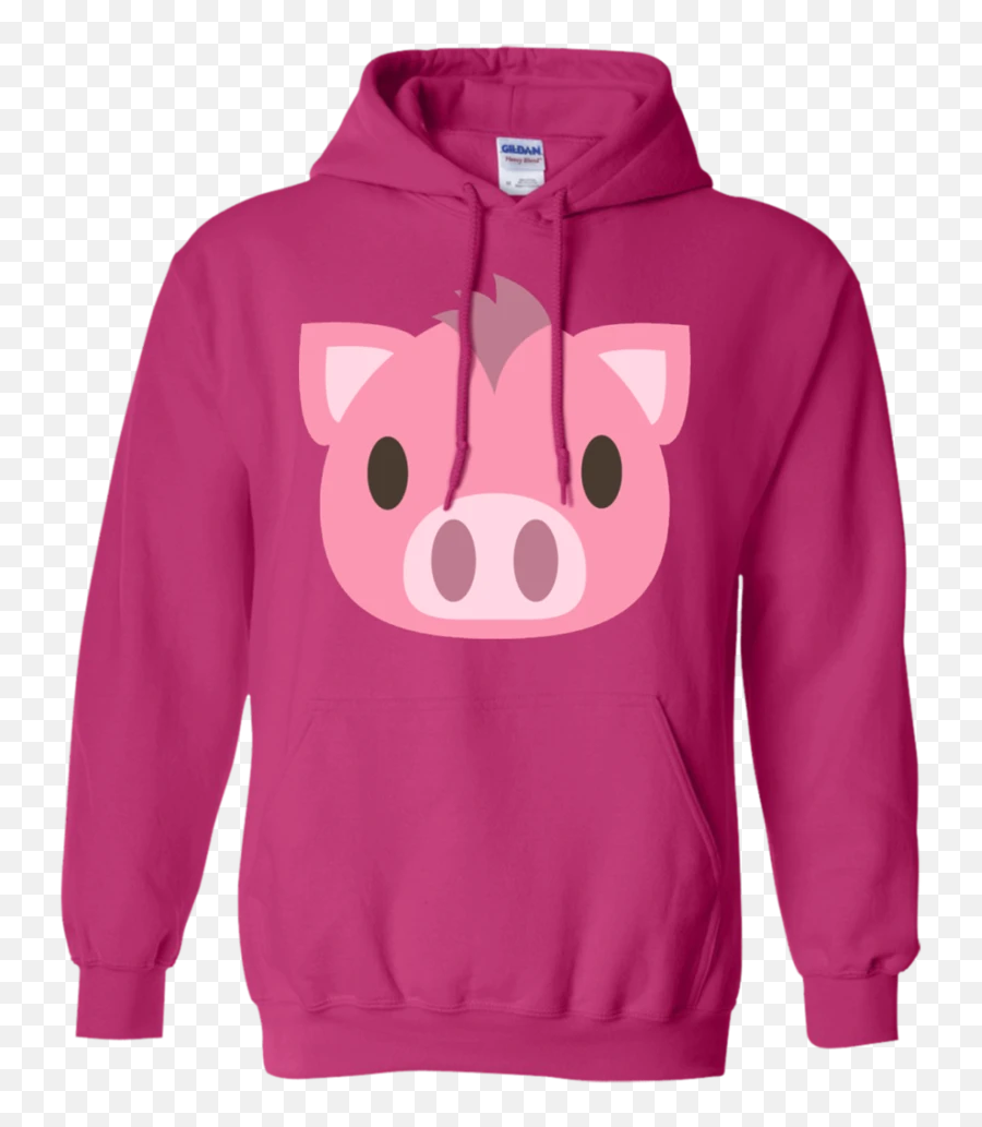 Pig Face Emoji Hoodie - Hoodie,Pig Face Emoji