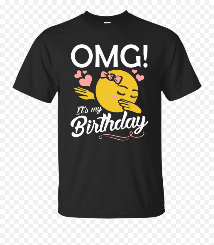 Omg Its My Birthday Emoji Dabbing Men - Active Shirt,Man And Woman Emoji
