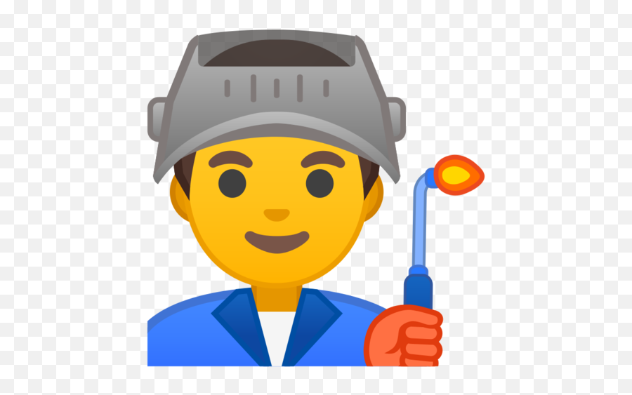 Man Factory Worker Emoji - Factory Worker Emoji,Lego Emoji