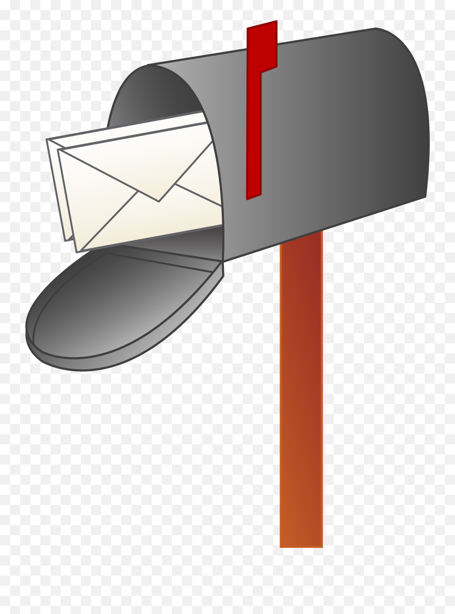 Cartoon Clipart - Clip Art Mailbox Emoji,Fire Mailbox Emoji