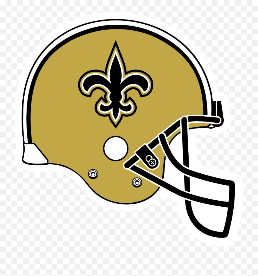 New Orleans Saints Helmet Clipart - New Orleans Saints Helmet Svg Emoji,New Orleans Emoji