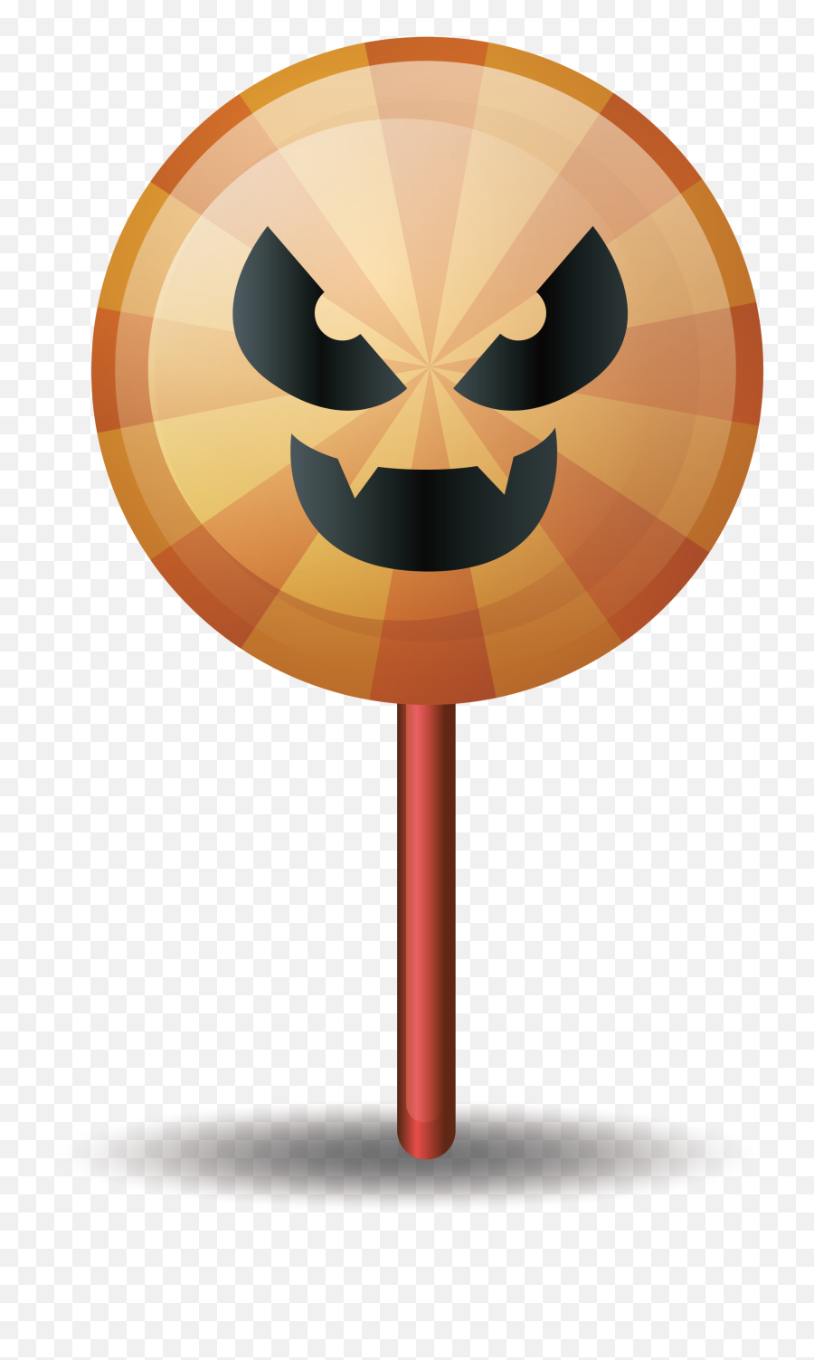 Orange Clipart Lollipop Orange Lollipop Transparent Free - Illustration Emoji,Emoji Lollipops