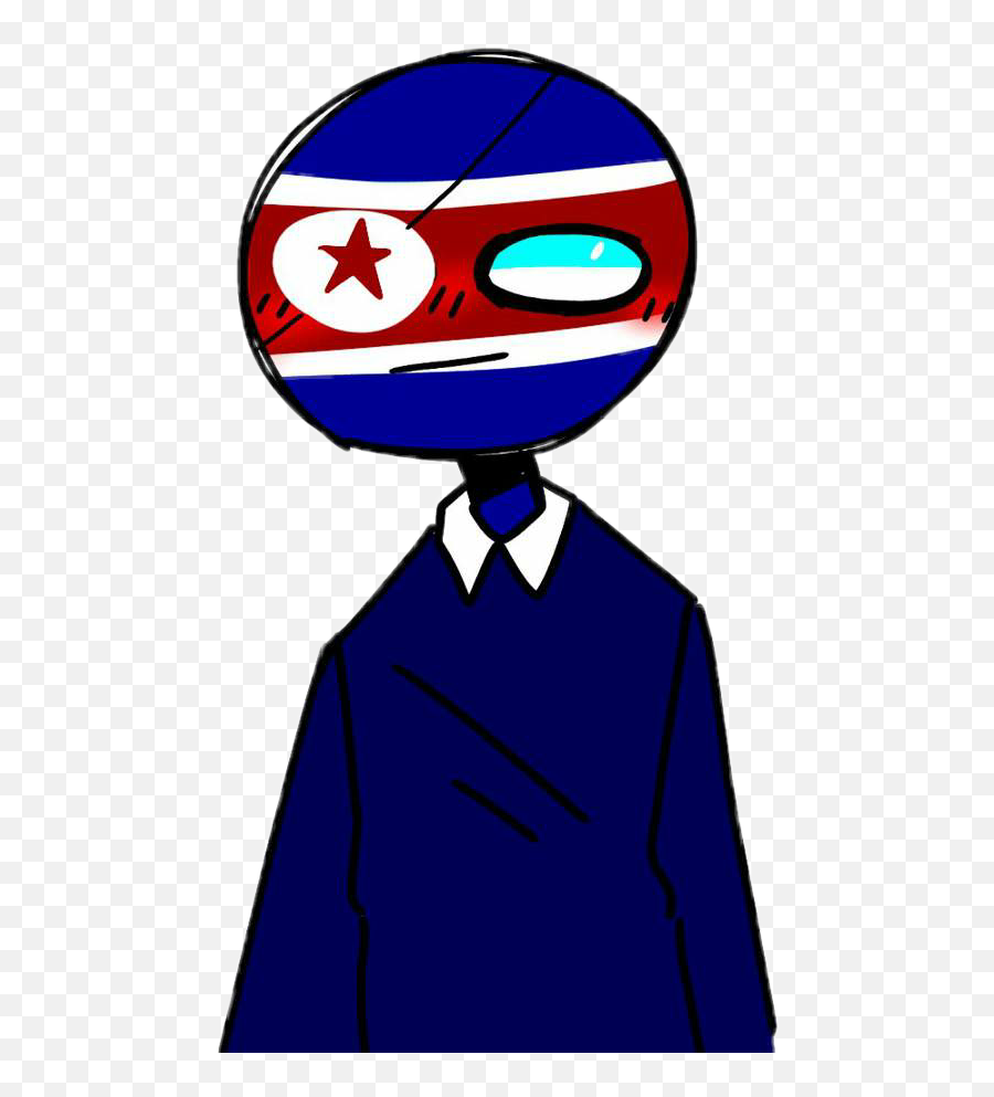Countryhumans Northkorea - North Korea Countryhumans Emoji,North Korea Emoji