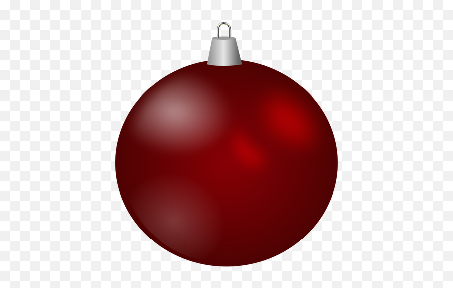 Maroon Christmas Ornament Vector Image - Transparent Background Christmas Ornament Png Emoji,Emoji Christmas Ornaments
