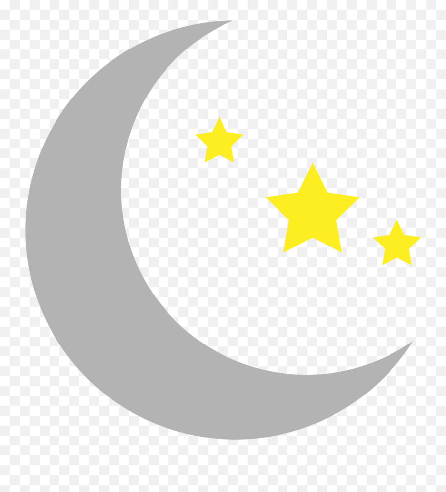 Moon Transparent Clipart - Moon Stars Clipart Emoji,Half Star Emoji