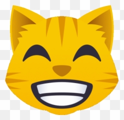 Grinning Cat GIF - Joypixels Discover u0026 Share GIFs Smile Emoji
