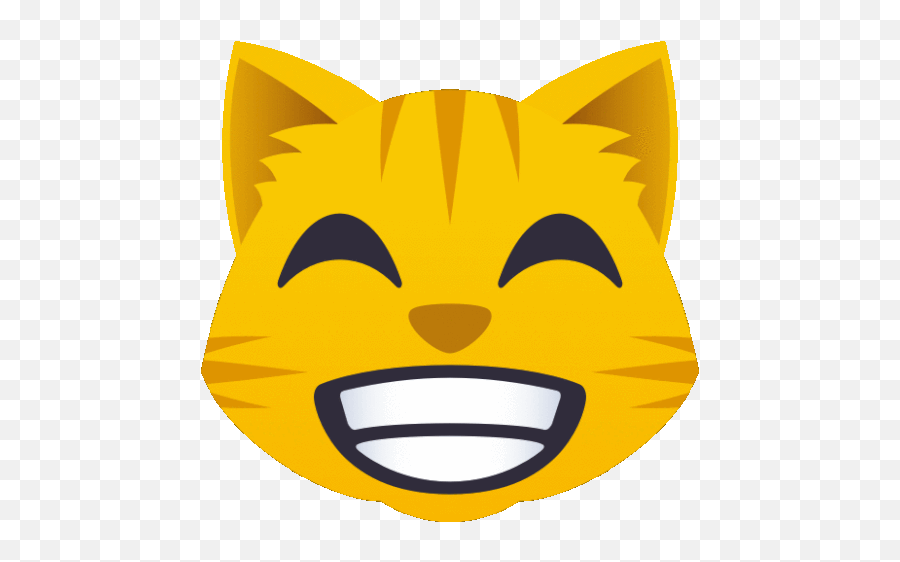 Grinning Cat Gif - Grinning Cat Joypixels Discover U0026 Share Gifs Smile Emoji,Grinning Emoji