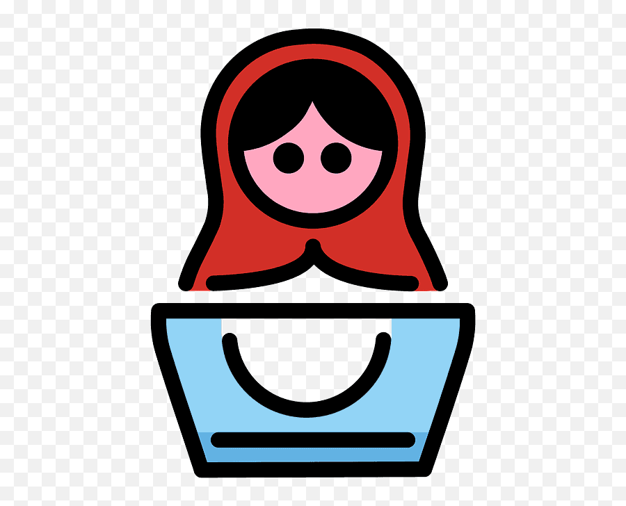 Nesting Dolls Emoji Clipart - Nesting Doll Emoji,Joker Emoji