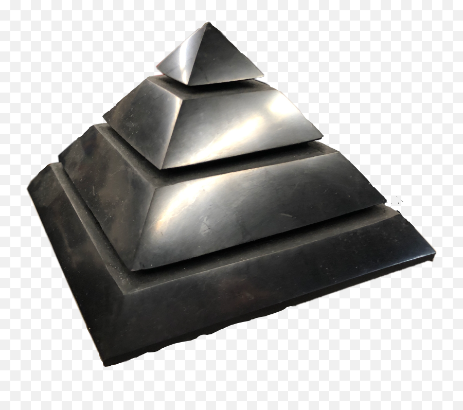 Pyramid Ominous Black Sticker By Nigel Thompson - Solid Emoji,Pyramid Emoji