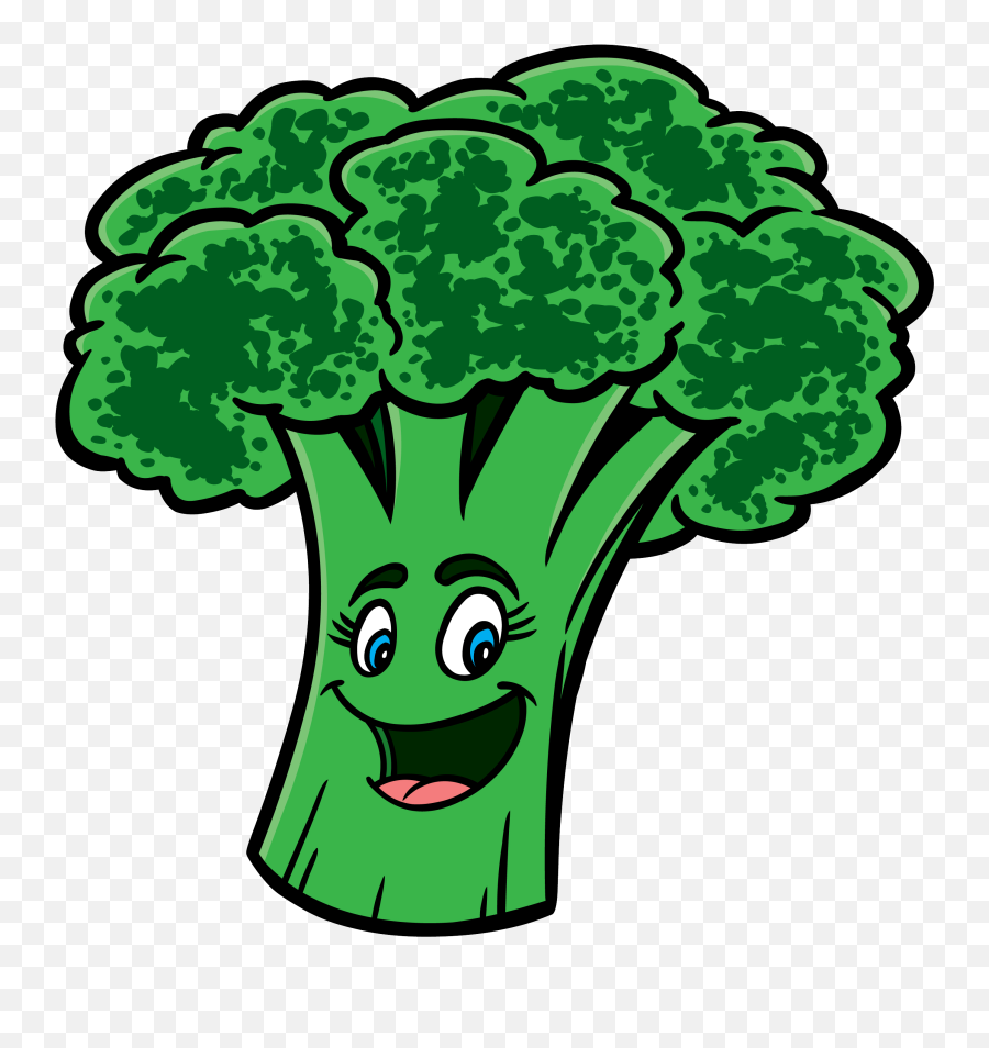 Broccoli Cartoon Clipart - Full Size Clipart 4491898 Broccoli Clipart Png Emoji,Cabbage Emoji