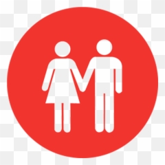 Marriage - Transgender Bathroom Sign Emoji