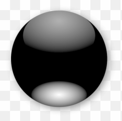 Black Led Round Vector Drawing - 3d Black Button Svg Emoji,Crystal Ball Emoji