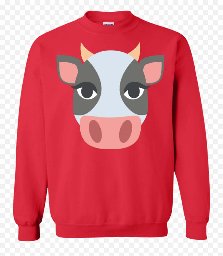 Cow Face Emoji Sweatshirt,Ab Emoji