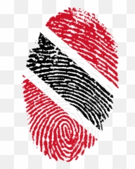 Trinidad And Tobago Flag - Finger Print Emoji