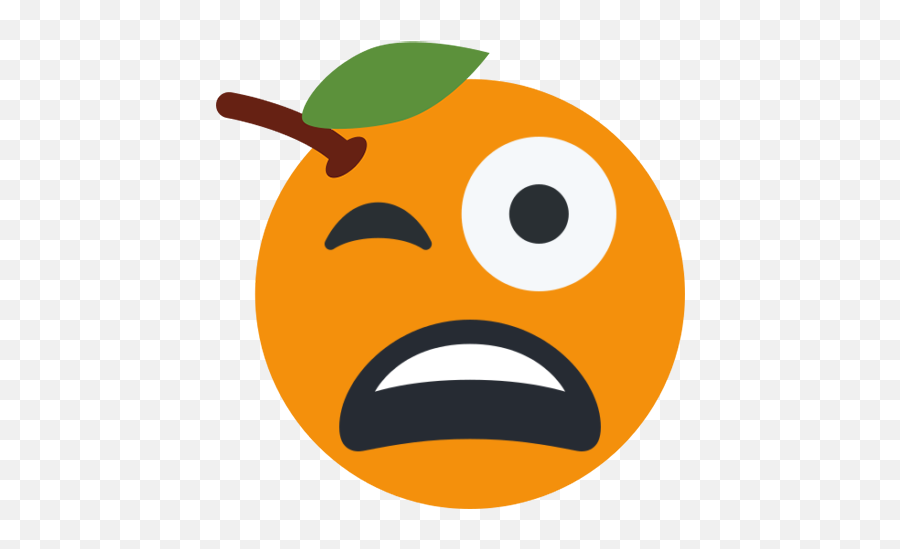 Tangerine Emoji,Space Emoji