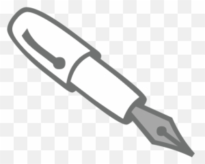 Black Nib Emoji For Facebook Email Sms - Marking Tools,Scissors Emoji