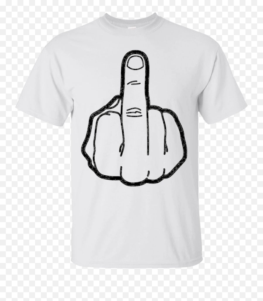 Retro 80s Just Say No To Drugs T - Middle Finger Drawing Png Emoji,Flipping ...