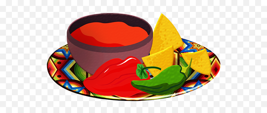 Free Mexican Mexico Illustrations - Transparent Chips And Salsa Clipart Emoji,Sombrero Emoji