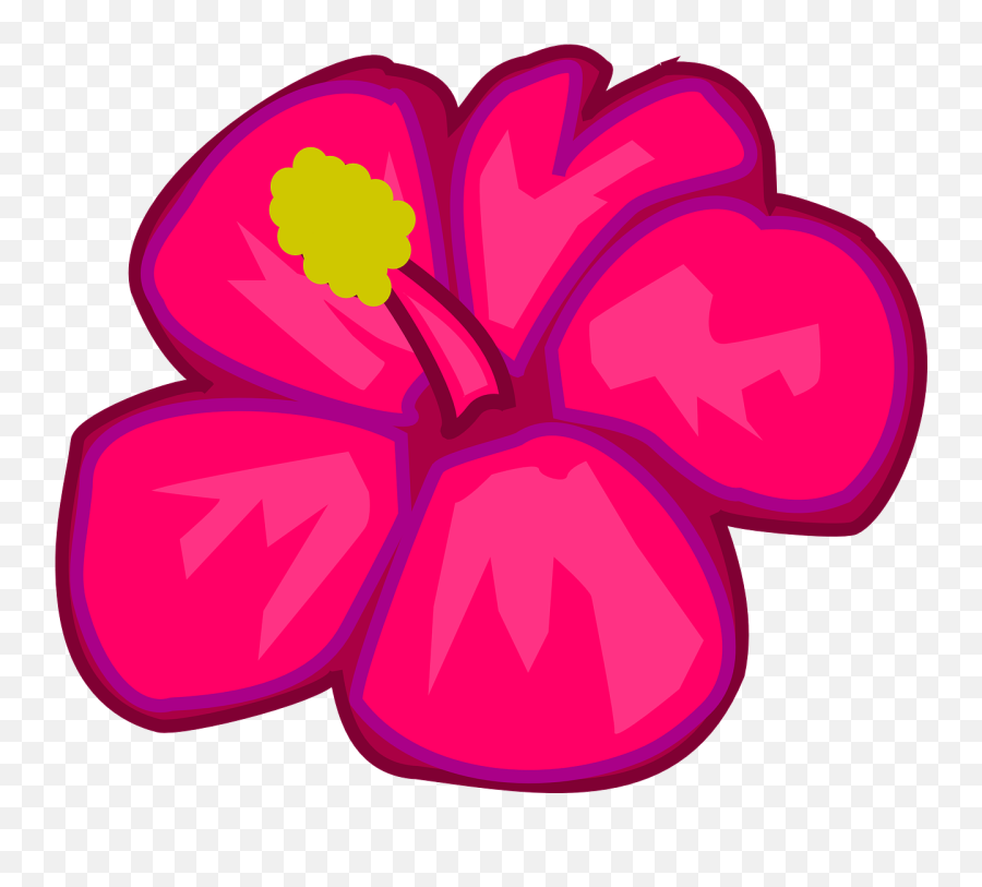 Flower Pink Rosa Free Vector Graphics - Flower Clip Art Emoji,Sakura Blossom Emoji