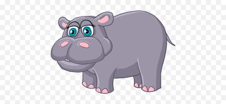 Illustrations Portfolio - Hippopotamus Emoji,Hippo Emoji