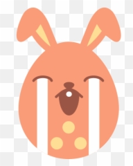 Cry Bunny 1 Free Icon Of Easter Egg - Icon Emoji,Guess The Emoji Rabbit Egg