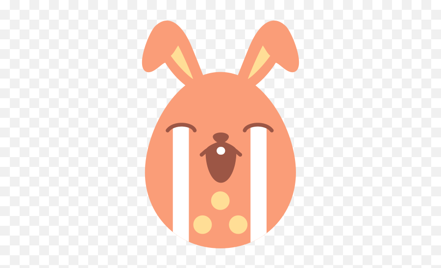 Cry Bunny 1 Free Icon Of Easter Egg - Icon Emoji,Guess The Emoji Rabbit Egg