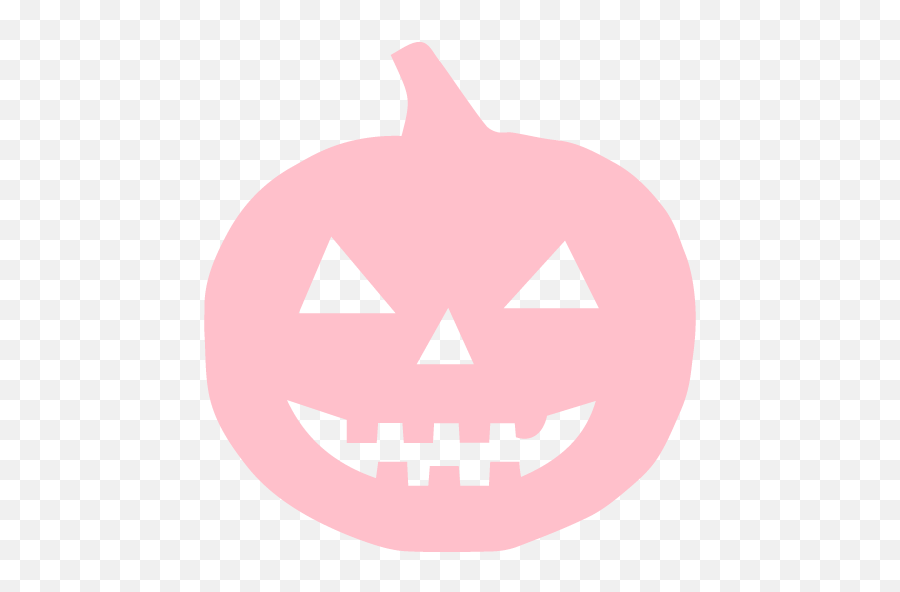 Pink Halloween Pumpkin Icon - Halloween Icon Pink Emoji,Pumpkin Emoticon For Facebook