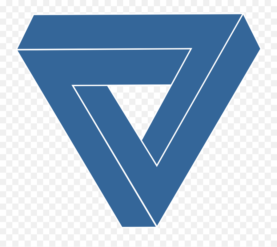 Logo Triangle Blue - Trekant Logo Emoji,Pink Diamond Emoji