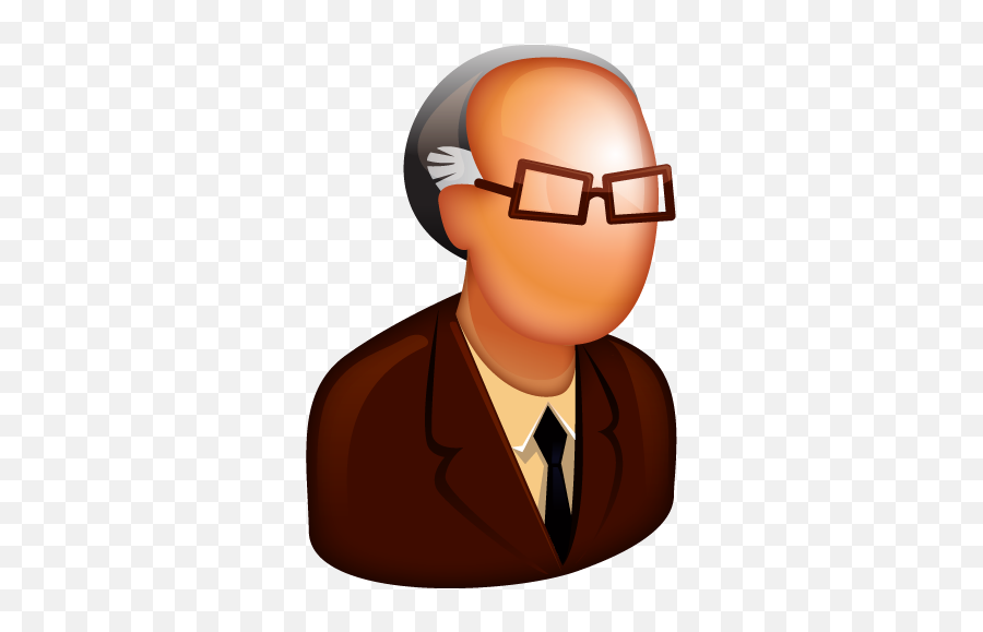 Boss Business Chief Father Glasses 351583 - Png Images Old Boss Icon Emoji,Old Man Emoji