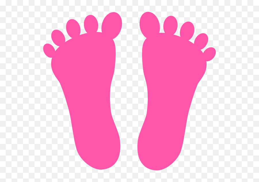 Pink Footprint Clipart - Koyoken Emoji,Footprint Emoji
