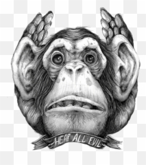 Lowrider Transparent Png Clipart Free - Drawing Three Wise Monkeys Emoji