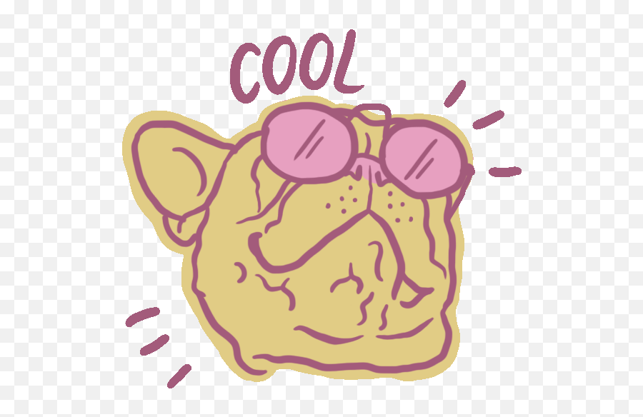 The Frenchie Sticker Pack - Illustration Emoji,Bulldog Emoji