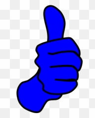 Blue Thumbs Up Clipart - Small Blue Thumbs Up Emoji,Thums Up Emoji