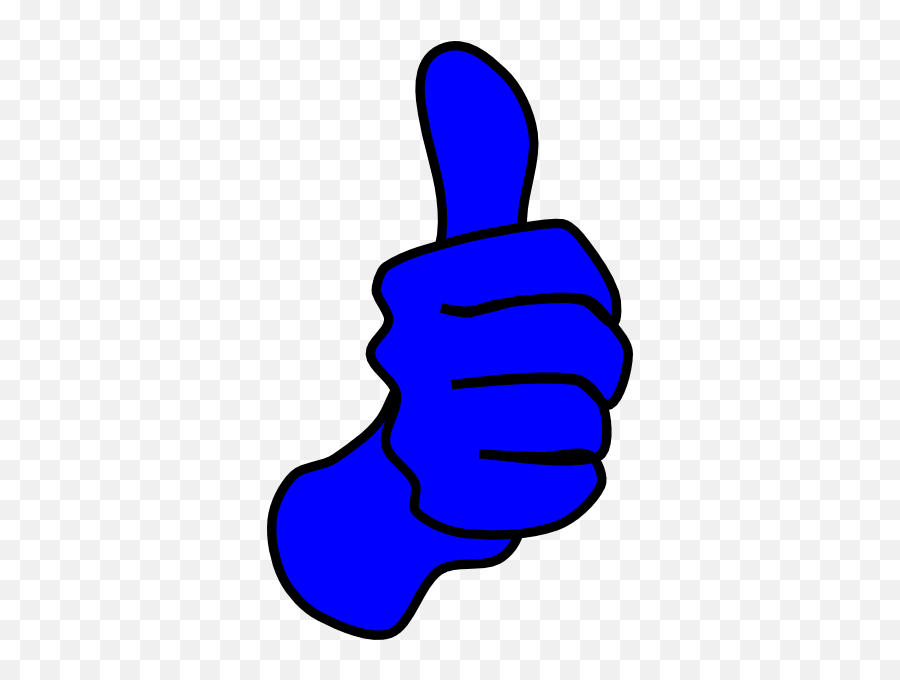 Blue Thumbs Up Clipart - Small Blue Thumbs Up Emoji,Thums Up Emoji