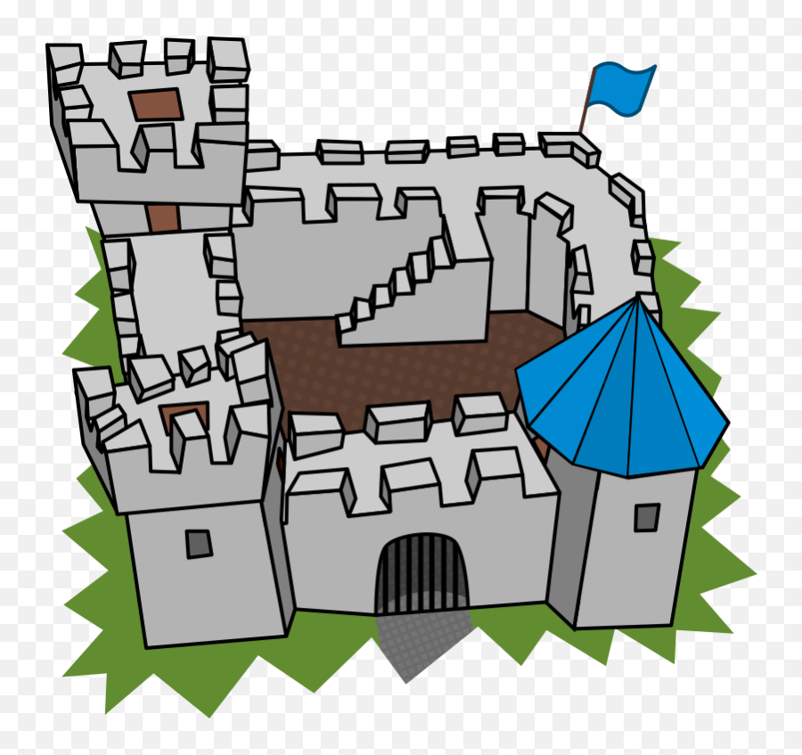 Download Free Png Cartoon Castle - Castle Clip Art Emoji,Flag Castle Emoji