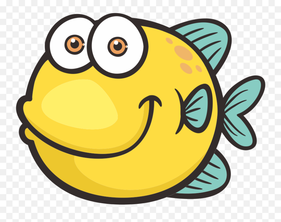 Smiley Clipart Fish Smiley Fish Transparent Free For - Smiley Fish Cartoon Emoji,Fish Emoticon