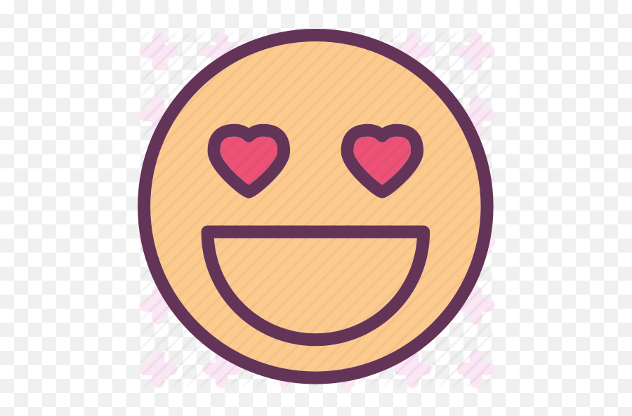 U0027love 22 Patternu0027 By Swifticons - Circle Emoji,Purple Heart Emoticon