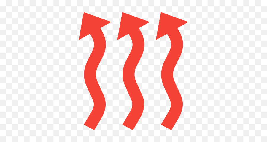 Central Heating Icon - Free Download Png And Vector Wavy Red Arrow Png Emoji,Emoji Central