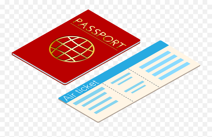 Passport Clipart Transparent Background - Transparent Background Passport Clip Art Emoji,Passport Emoji