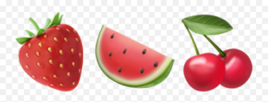 Emojis Aesthetic Sticker By Charli Got 100mil - Fruit Emojis,I Don't Know Emoji