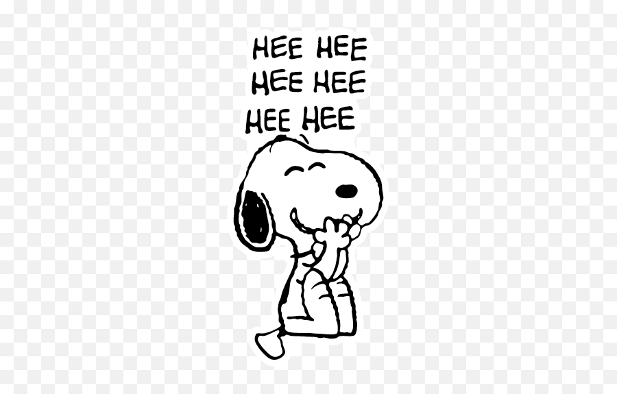 Soopy Giggling - Snoopy Hee Hee Hee Emoji,Giggling Emoji