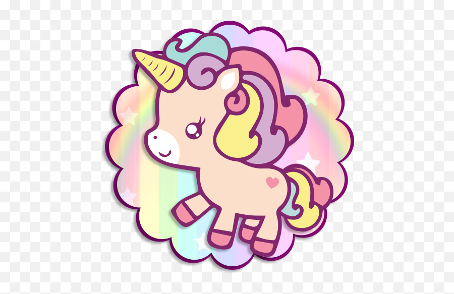 Cute Baby Unicorn Mobile Theme 1 - Cute Baby Pink Unicorn Emoji,Unicorn Emoji Android