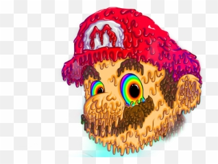 Cool Trippy - Psychedelic Mario Emoji