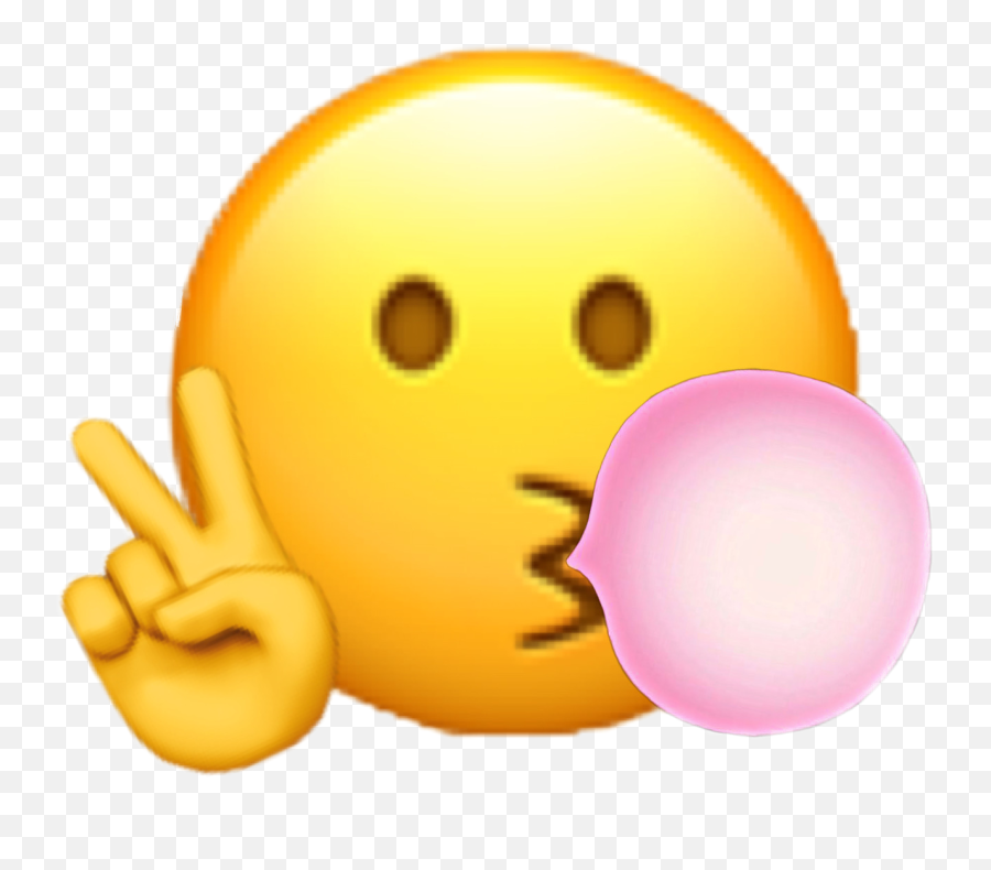 Emoji Bubblegum Sticker - Bubble Gum Emoji,Bubblegum Emoji