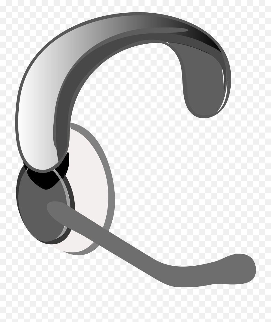 Headphone With Mic Png - Headset Clip Art Transparent Png Transparent Headset Clipart Emoji,Drop The Mic Emoticon