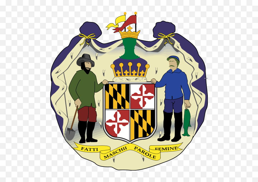 Coat Of Arms Of Maryland - Maryland General Assembly Logo Emoji,Emoji Creator