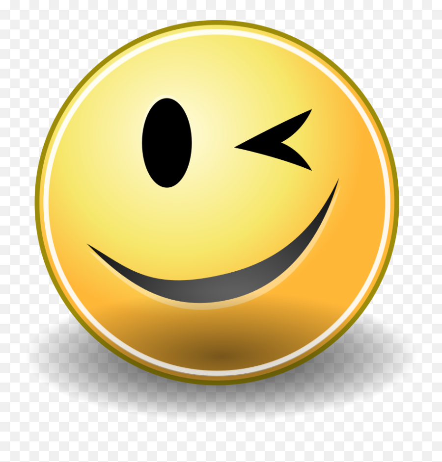 Face - Smiley Emoji,Wink Emoticon