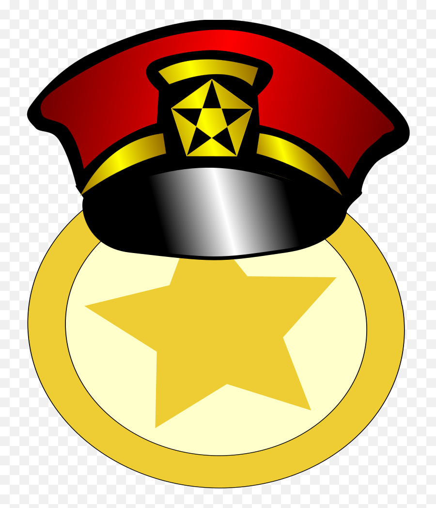 Police Star Transparent Png Clipart - Star In Police Clipart Png Emoji,Policeman Emoji