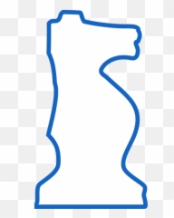 White Silhouette Staunton Chess Piece - Darkness Emoji,Queen Chess Piece Emoji
