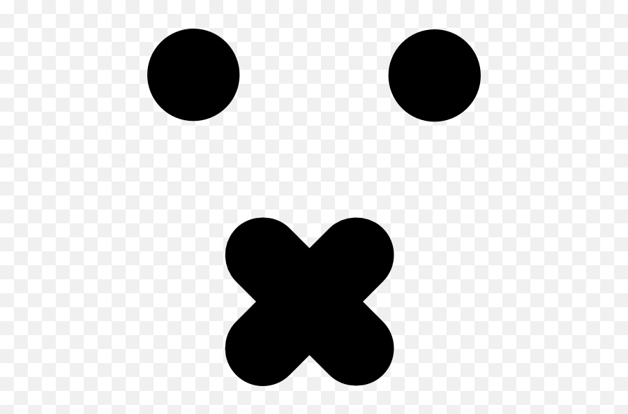 Silent Emoticon Cross Emoticons - Circle Emoji,Cross Emoticons